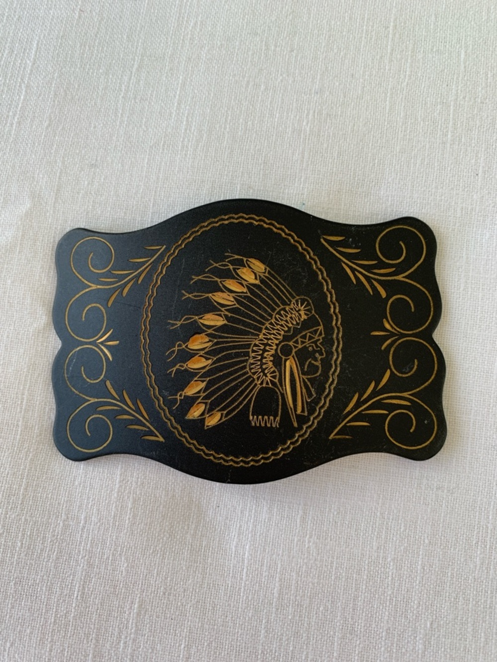 Indian Belt Buckle - Vintage